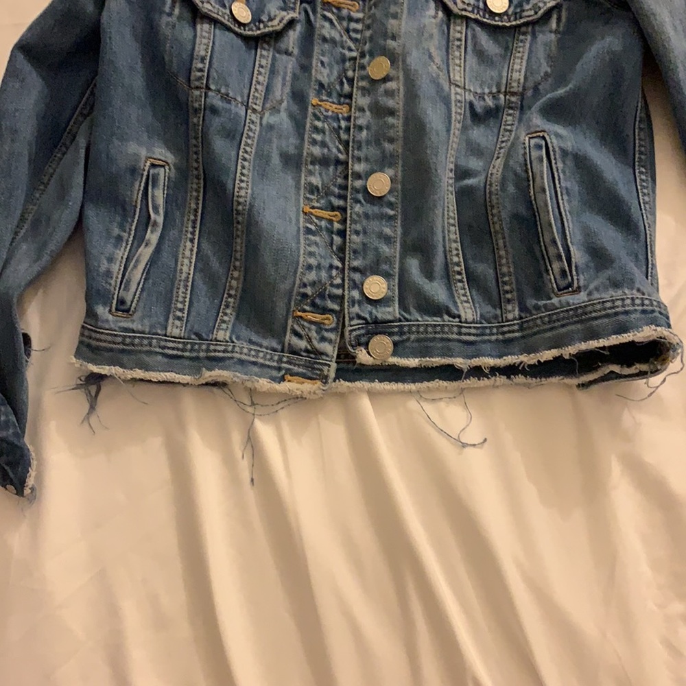 Distressed Jean Jacket - Picture 3 of 4
